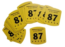 Gilbarco EU02006G Encore S 87 octane button graphic, package of 25, aftermarket