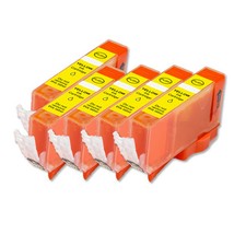 5 PK YELLOW Ink Tank  smart chip for Canon CLI-226 MG6220 MG8120 MX712