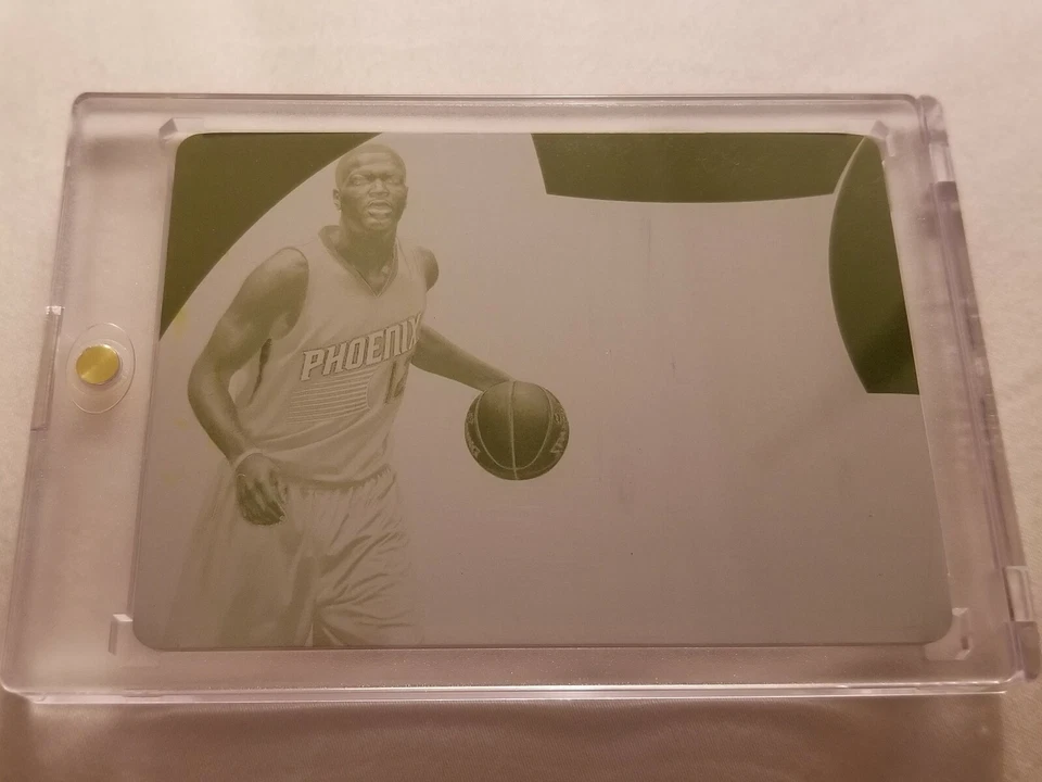 2014-15 Panini Immaculate T.J. TJ Warren Yellow Printing Plate RC #1/1 - Image 2 of 2