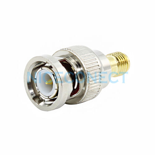 1x Adaptador conector coaxial SMA Jack hembra a BNC macho para adaptador de antena de radio - Imagen 2 de 4