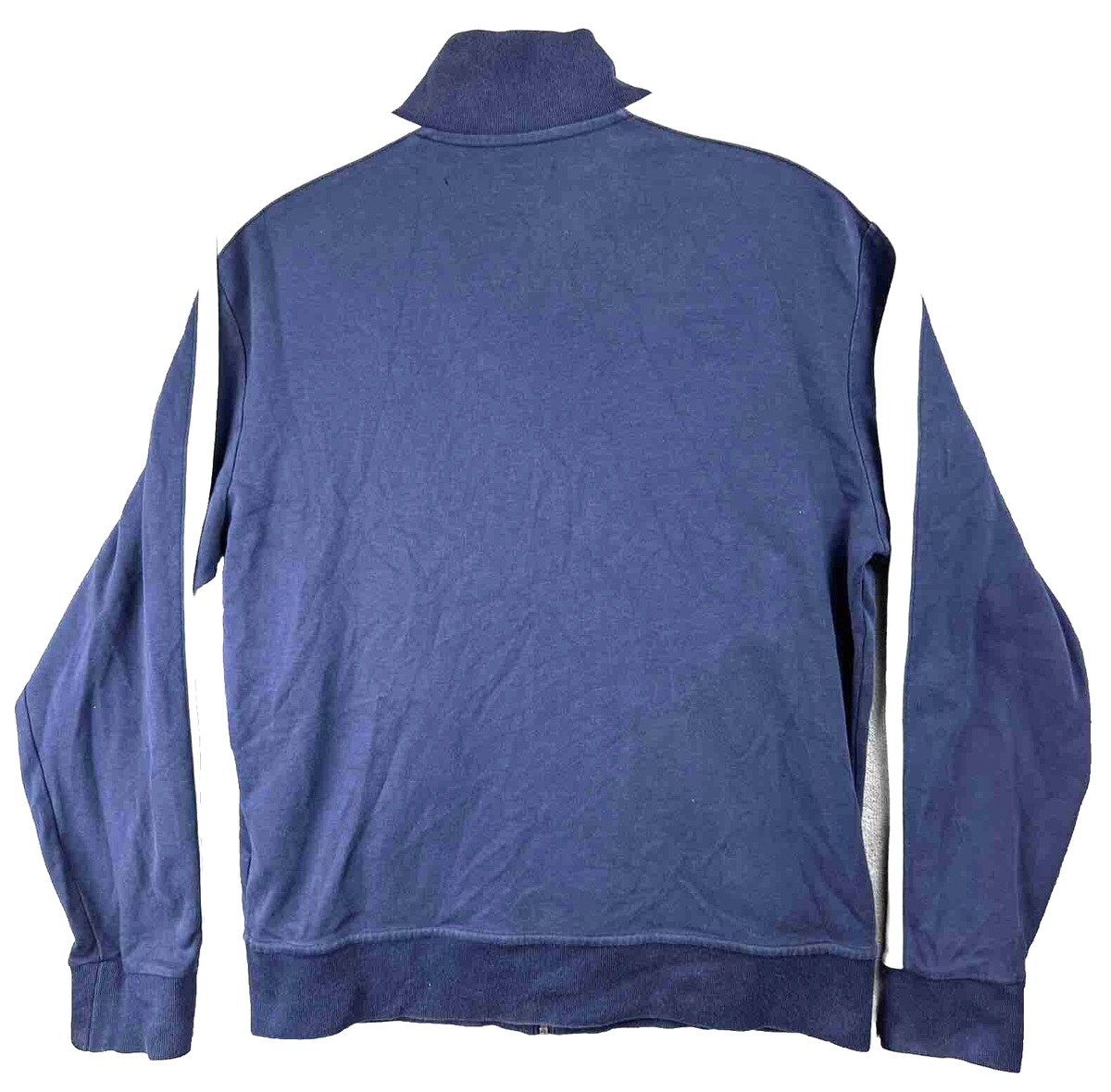 Polo Ralph Lauren Track Jacket Men M Navy Blue Full Zip Striped