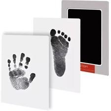 Kit Empreinte Pieds et Mains Bébé, Enfant Empreinte Clean Touch Tampons B