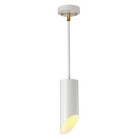 Pendellampe HäNgeleuchte Deckenleuchte Stahl Messing Weiß D 11 Cm Designleuchte