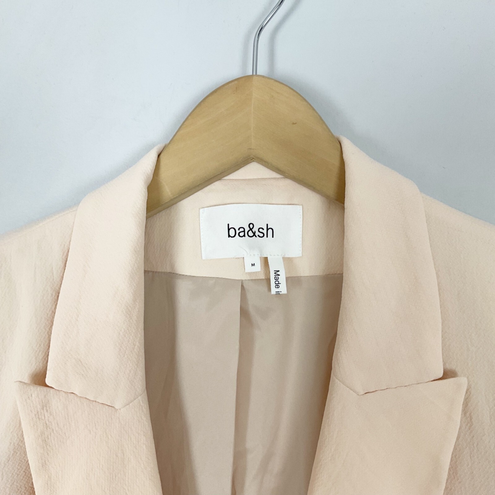 PONY Blazer Bash Ba$sh Poni beige pesca giacca carriera preppy taglia 8 donna