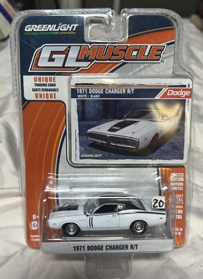 Green light GL Muscle 1971 Dodge Charger R/t Limited Edition