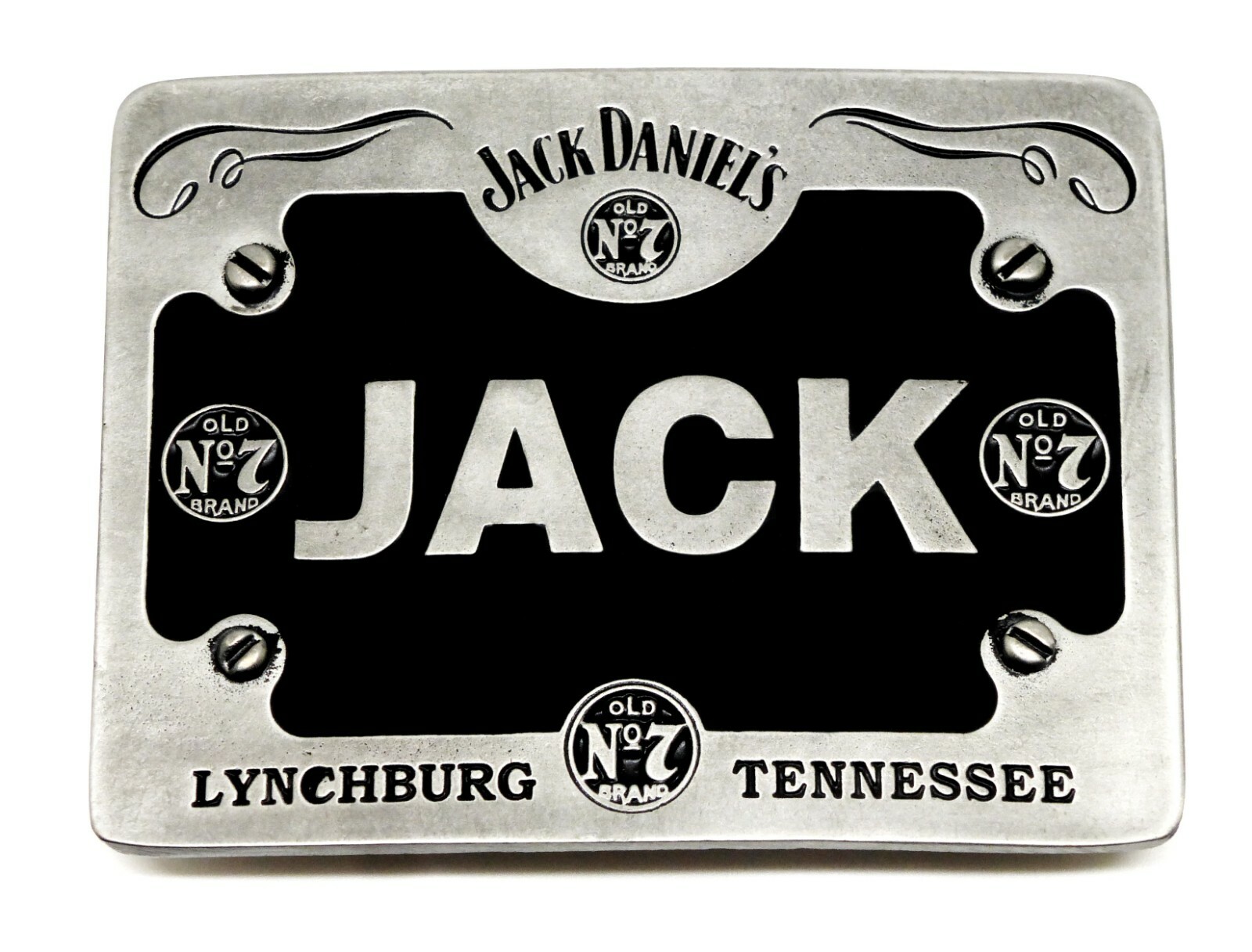 Jack Daniel`s Belt Buckle Old No.7 Brand JACK Authentic Tin Officially ...
