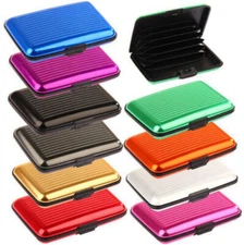 Aluminum Metal Pocket Business ID Credit Card Wallet Holder Waterproof Case Box