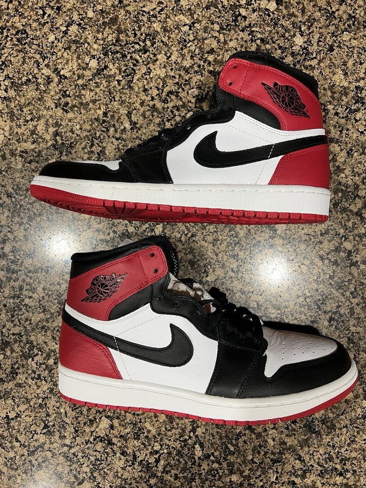 Nike Air Jordan 1 I Retro High OG Black Toe 2013 9 Chicago Bred Red B