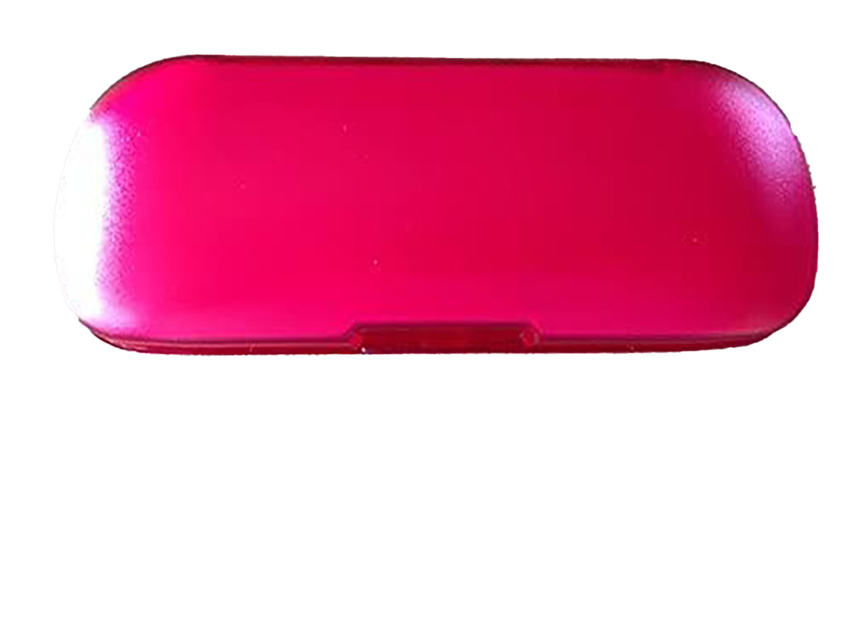 Пластиковый футляр для очков-раскладушек ярких цветов Popsicle - Красный