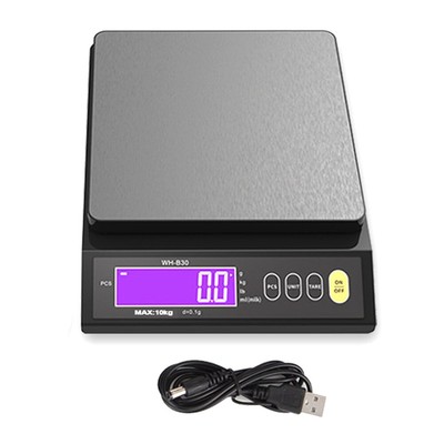 10 kg/0,1 g Digitale Elektronische Küchenwaage Multifunktion Edelstahl3395