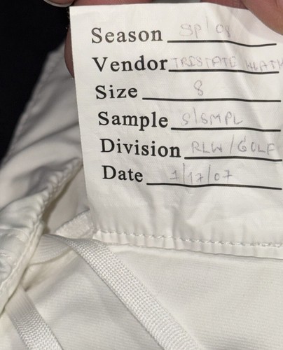 Ralph Lauren Tennis Golf Skirt Cargo Tech Skort Womens Sz 8 White Y2K - Picture 8 of 11