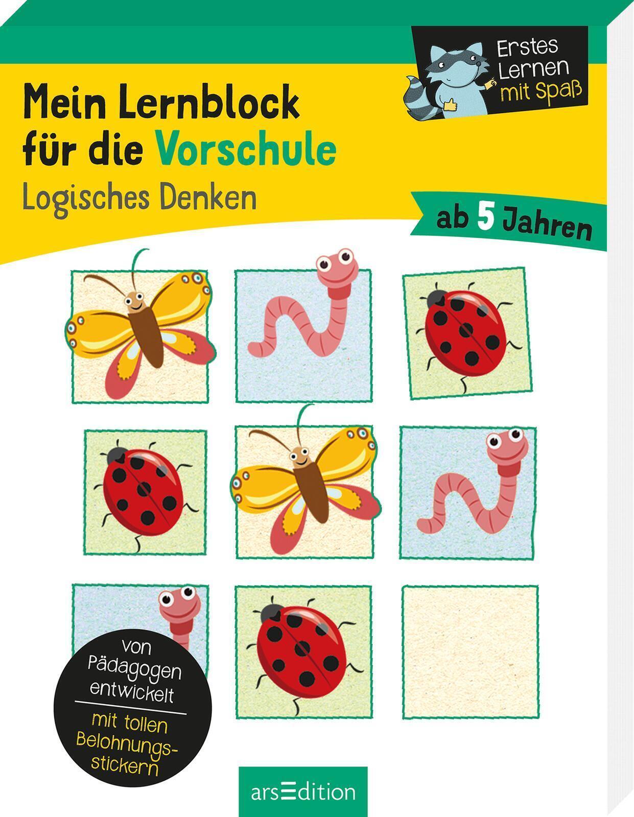 Thumbnail - Mein Lernblock Für Die Vorschule - Logisches Denken | Hannah Lang |