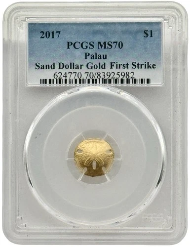 2017 Palau Sand Dollar — photo from the most recent tracked eBay sale