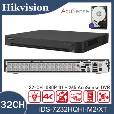 Hikvision 32 Kanal 6MP Lite HD CCTV DVR für Kamerasystem iDS-7232HQHI-M2/XT