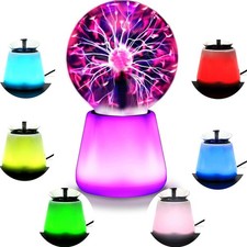 Lampe boule plasma interactive tactile, lumineux d'ambiance, accessoi T4U1