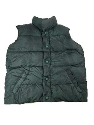 #ad Cabelas Northern Goose Down Puffer Vest Mens Small Green Hunting Padded Quilted $21.40