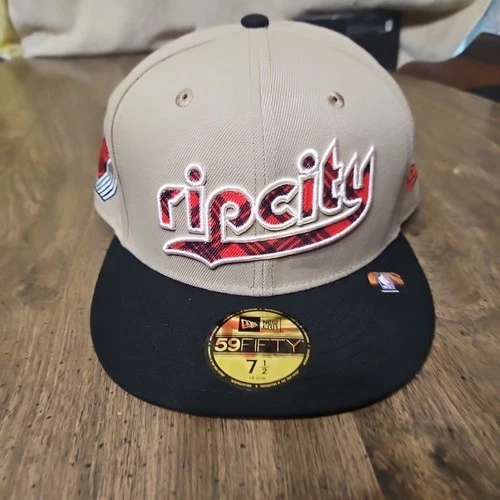 New Era Portland Trail Blazers Rip City 59Fifty Fitted Cap Hat Size: 7 1/2 NEW!