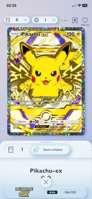 Pokémon TCG Pocket - Pikachu EX - Deluxe Pack [Digital Trade]