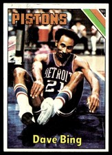 1975-76 Topps Card Basketball Dave Bing Detroit Pistons #160 EX-MT
