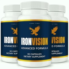  3 Pack Iron Vision Pills Support Healthy Eye Function IronVision 180 Capsules