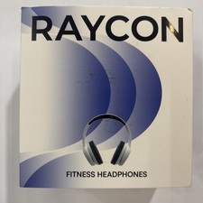 Raycon The Fitness Bluetooth Over-Ear Headphones White Tested - Ships Free