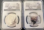 2025 S REVERSE PROOF SILVER PEACE MORGAN DOLLAR NGC PF70 ADVANCE RELEASE RYDER