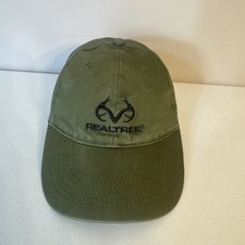 Realtree Youth Green Adjustable Baseball Cap Hat Embroidered Logo