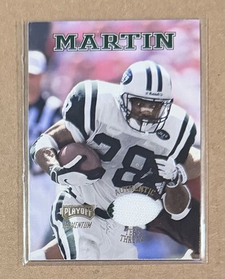 1998 Playoff Momentum Team Threads #12 Curtis Martin - Memorabilia 