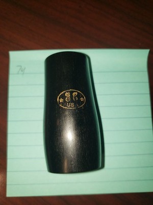 75)  Guy Chadash Ringless B66 M'pingo Bb Clarinet Barrel Reverse Taper
