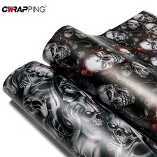 Skull Camo Car Wrap Vinyl Motorcycle Auto Body Sticker Film Skull Camo Car Wrap Vinyl Motorcycle Auto Body Sticker Film