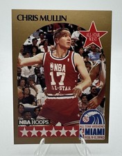 1990 NBA Hoops #22 Chris Mullin Golden State Warriors All Star