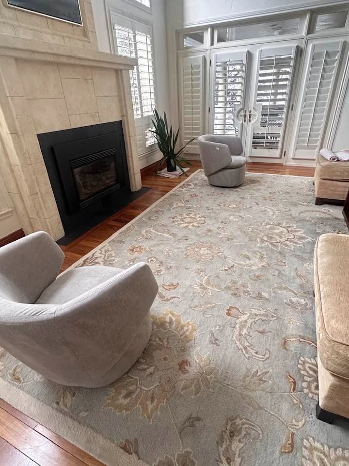 Alfombra de lana acolchada a mano Jaipur Living Mythos 15' x 18' excelente estado Foto 3 de 4