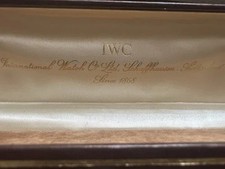 IWC box scatola orologio polso oro manuale automatico rara 1975 vintage