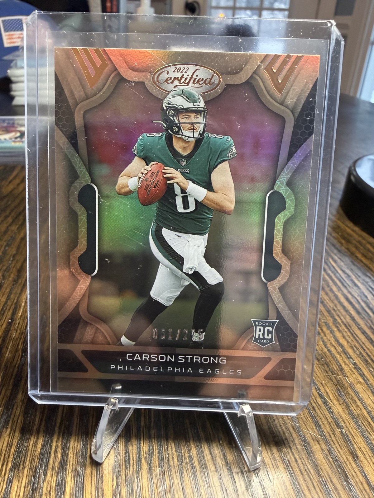 2022 Panini Certified - Rookies Carson Strong #104 Mirror Bronze /275 (RC)