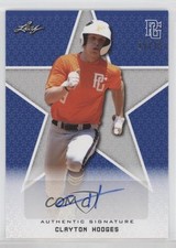2020 Leaf Perfect Game National Showcase Blue 15/15 Clayton Hodges Auto nd3