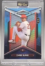 Chase Burns /15 2024 Wild Card Alumination Rookie RC Light Blue Cincinnati SSP