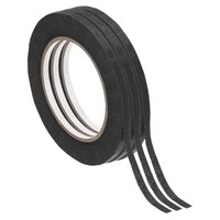 Abdeckband 50M X 0,65Cm, 3 Rollen Allzweck-Klebeband Malerband, Schwarz