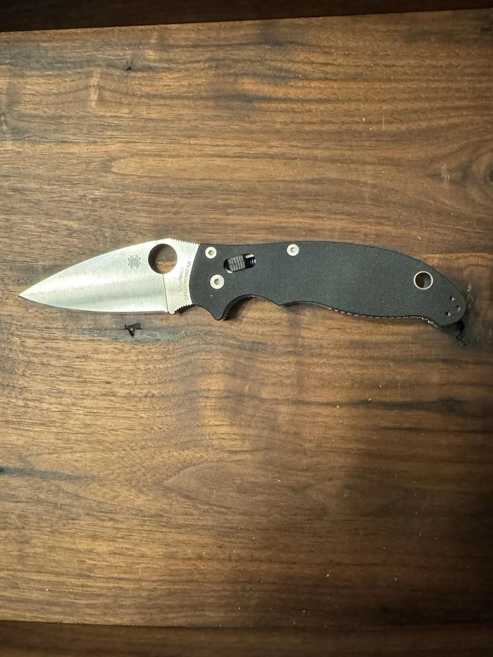 Spyderco Manix 2 G-10 Folding Knife Black - Image 3 of 4