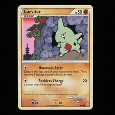 Pokémon TCG Larvitar 50/95 HS-Unleashed Common Non Holo Card 2010 LP on eBay