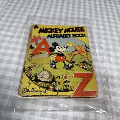 Early 1936 Mickey Mouse Alphabet Book A to Z, Walt Disney Enterprises