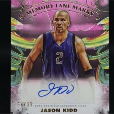 Topps Inception 2024-25 Jason Kidd Autograph Pink /99 Memory Lane MLM-JK