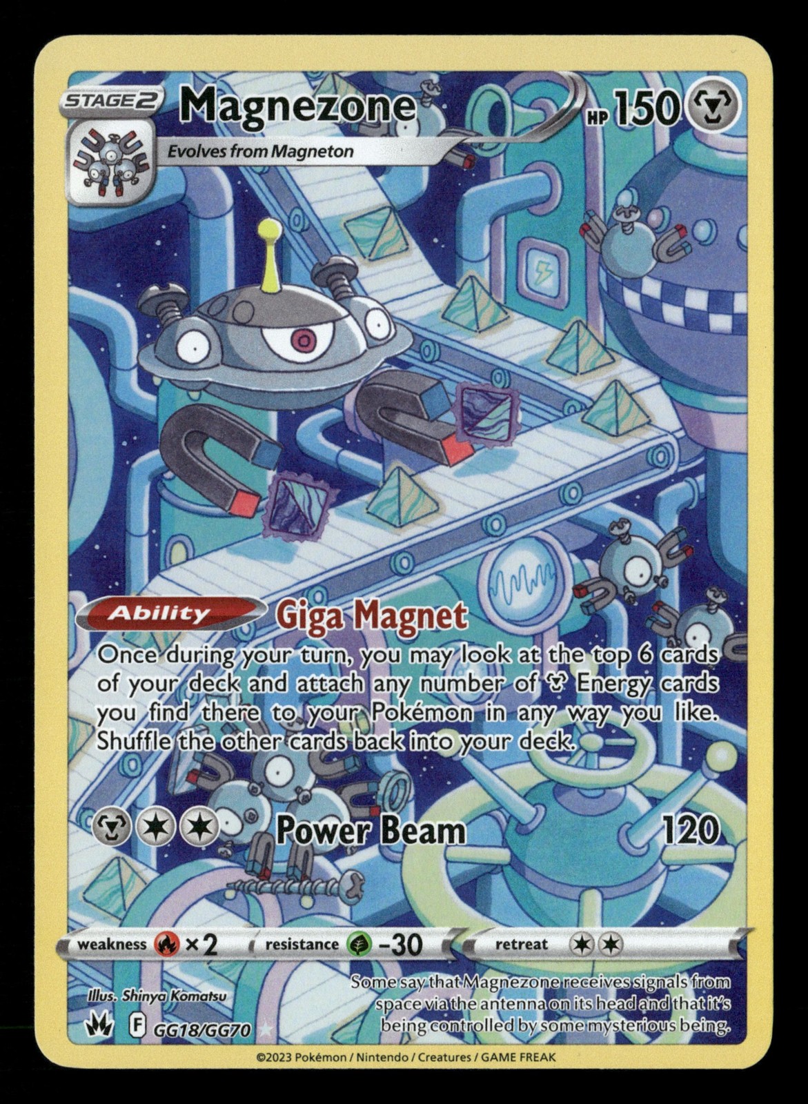 Magnezone - GG18/GG70 - Ultra Rare - Crown Zenith Galarian Gallery - NM/M