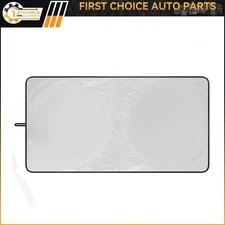 Car Windshield Sun Shade Blocks Heat For Cars/SUVs/Trucks | Medium (64x32)