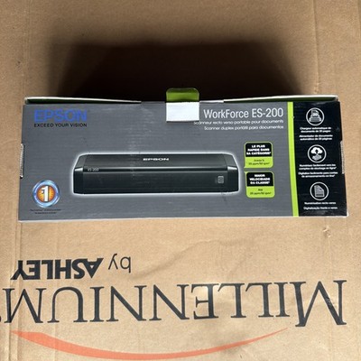 Epson WorkForce ES-200 Document Scanner For PC and MAC in Box Tested Working