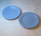 Set Of 2 Fiesta Retired Periwinkle Blue LUNCHEON Plates 9”