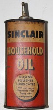 Sinclair Refining Household Oil Vintage Oil Can New York NY