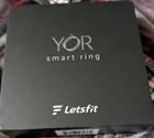 Letsfit YÖR Smart Ring Activity Tracker Silver Size 8