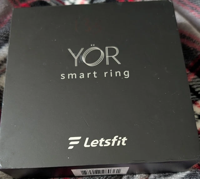 Letsfit YÖR Smart Ring Activity Tracker Silver Size 8
