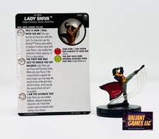 DC Heroclix Lady Shiva #043 con Card Joker's Wild Set