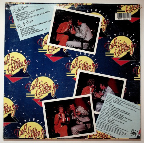 Del Reeves & Billie Jo Spears LP Record 1976 Liberty Country 33 RPM Sealed - Picture 2 of 2